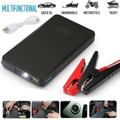Portable Mini Slim 20000mAh Car Jump Starter Engine Battery Charger